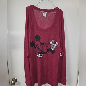 Red Mickey Mouse Sweater